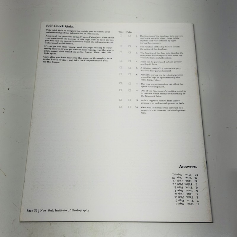 Developing Black-and-White Film New York Institute of Photography Textbook gallery