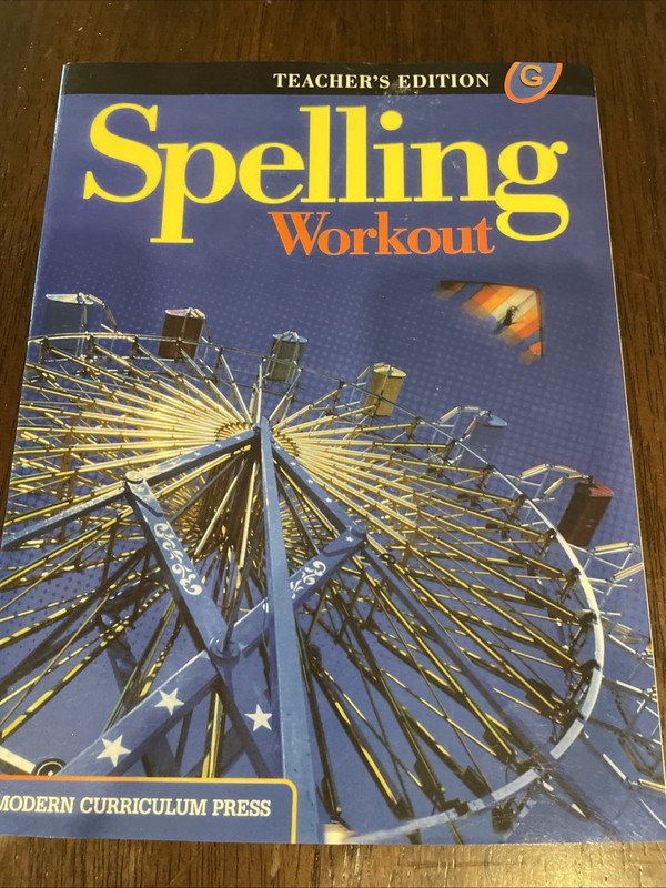 Spelling Workout Level G Teacher Edition