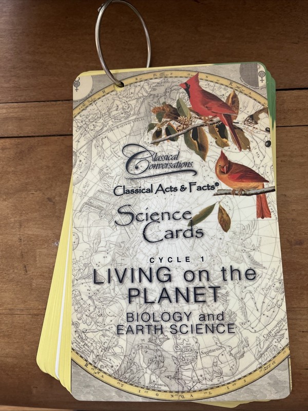 Classical Acts & Facts® Science Cards Biology and Earth Science : Second Edition