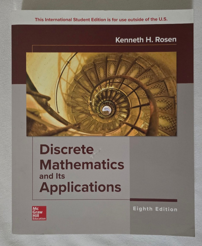 Discrete Mathematics and Its Applications Rosen 8th International Edition