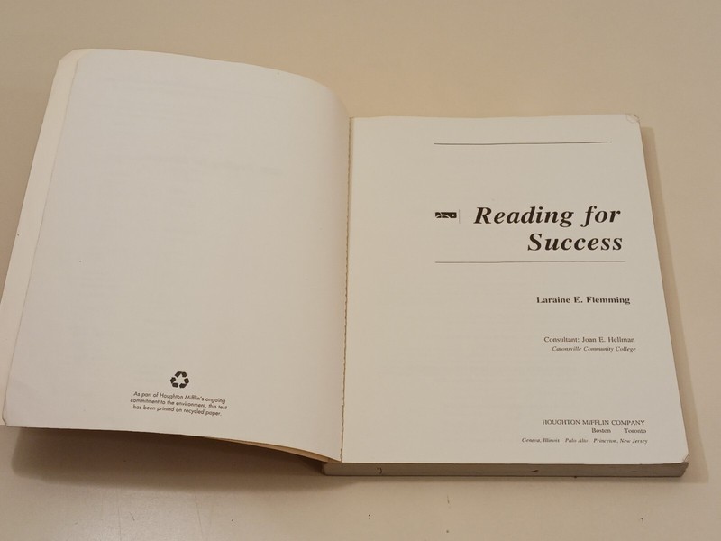Reading For Success By Laraine E. Flemming 1996 gallery