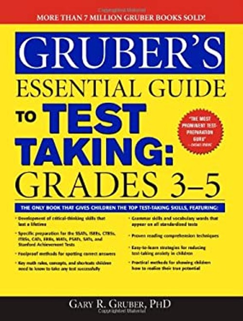 Gruber’s Essential Guide to Test Taking, Grades 3-5 Paperback Gar