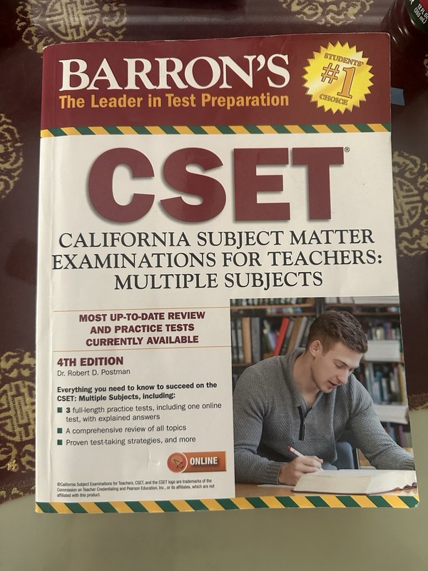 Barron’s CSET California Subject Matter Exams Multiple Subjects 4th Ed