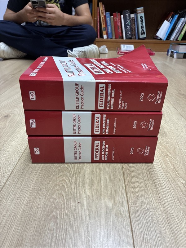 Thomson Reuters Federal Civil Procedure Law Book 2025 Rutter Guide