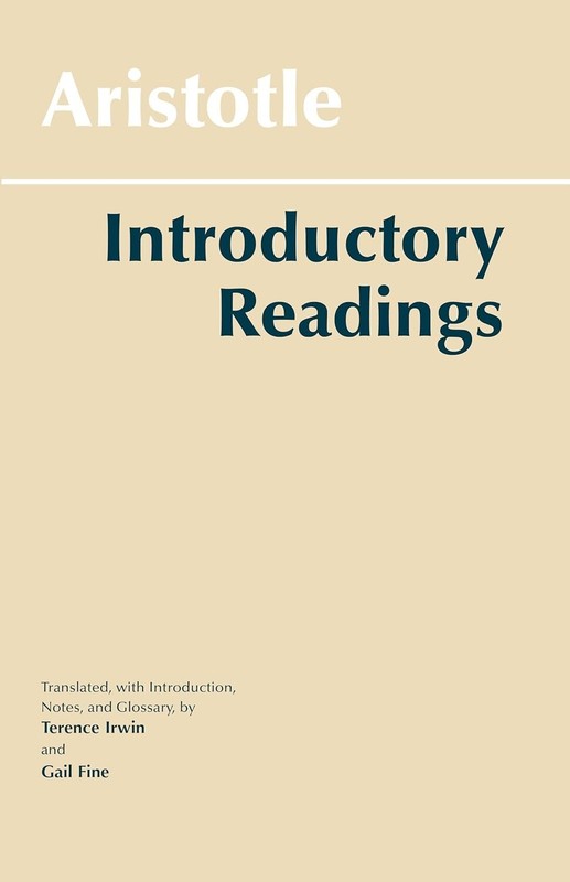 Hackett Classics Ser.: Aristotle : Introductory Readings by Gail Fine and…