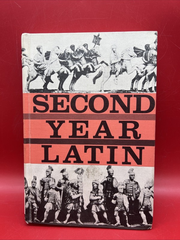 VTG SCUDDER’S SECOND YEAR LATIN – Revised by C. Jenney Jr. 1965 – Illustrated HC