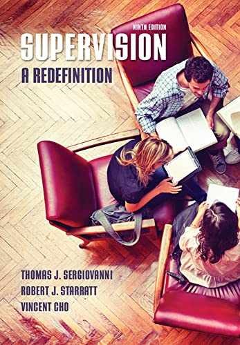 Supervision: A Redefinition – Hardcover, by Sergiovanni Thomas J.; – Very Good