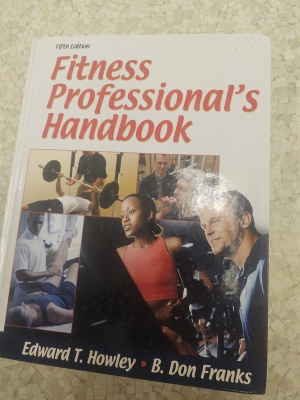 Fitness Professionals Handbook – 5th Edition – Hardcover – VERY GOOD