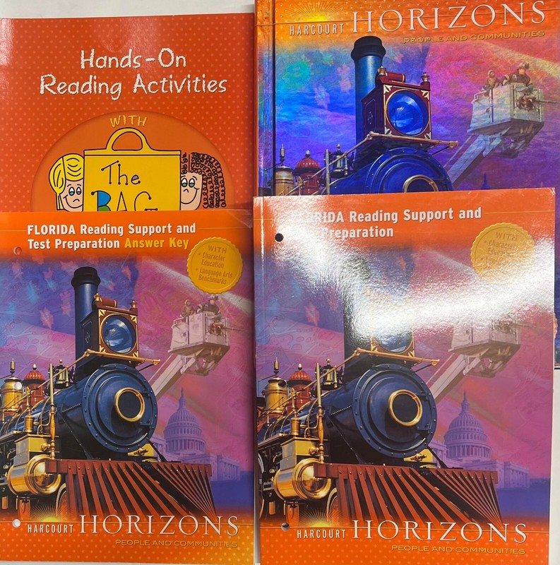 Grade 3 Harcourt Horizons Social Studies History Curriculum Homeschool Bundle