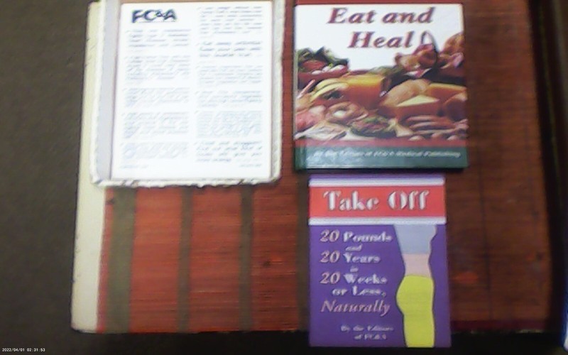 Eat and Heal by FC&A Publishing hardcover +Take Off 20 by the Editors of add for