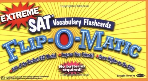 Extreme SAT Vocabulary Flashcards Flip-O-Matic
