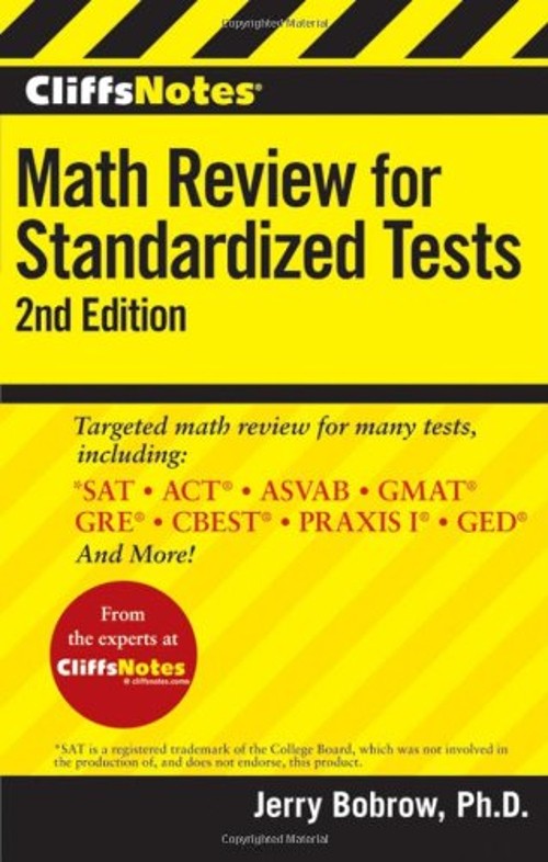 Math Review for Standardized Tests Paperback Jerry Bobrow
