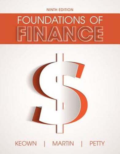 Foundations of Finance by Arthur Keown: Used