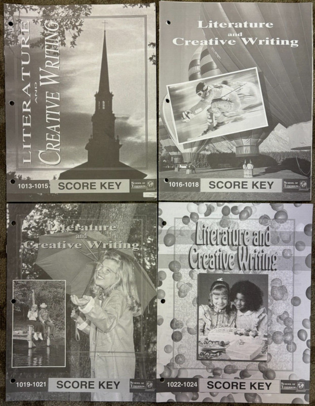 ACE School Of Tomorrow Literature &Creative Writing grade 2 SCORE KEYS 1013-1024
