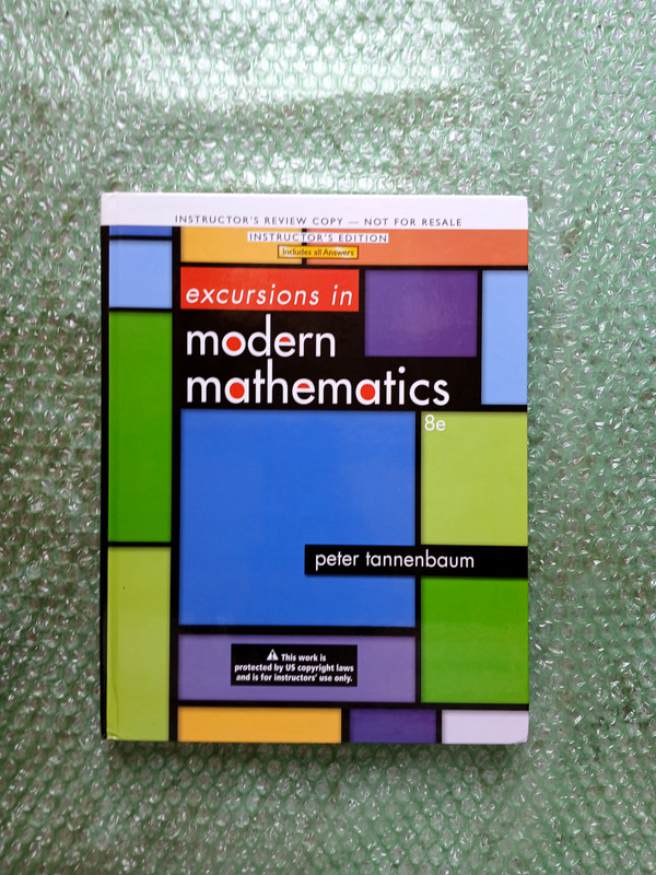 Excursions in Modern Mathematics by Peter Tannenbaum (2012, Hardcover)