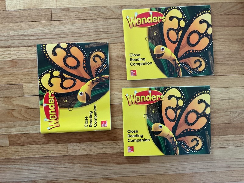 Lot of 3 Wonders Close Reading Companions, Grade K by Donald Bear