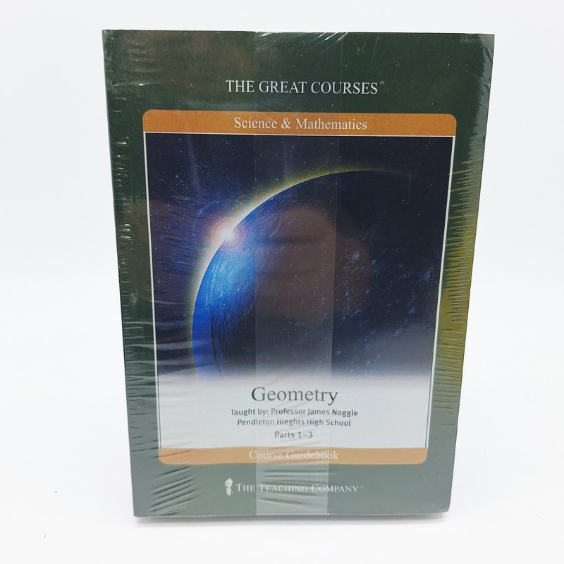 Great Courses DVD Set Geometry Parts 1-3 Homeschool Teaching Math James Noggle