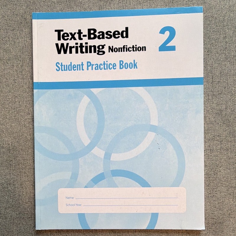 Evan-Moor Text-Based Writing Nonfiction 2 Student Practice Book Workbook