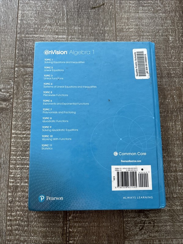 ENVISION AGA COMMON CORE STUDENT EDITION Hardcover Textbook PRENTICE HALL 2018 gallery