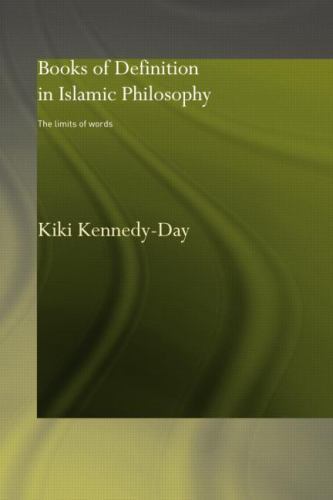 Books of Definition in Islamic Philosophy : The Limits of Words, Paperback by…