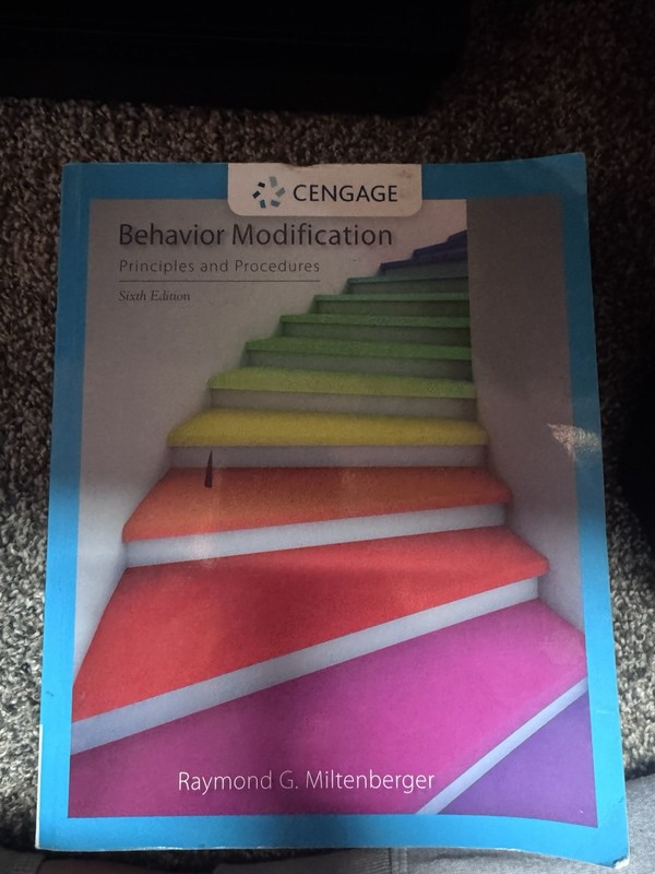 Behavior Modification Sixth Edition by Miltenberger, Paperback, Cengage