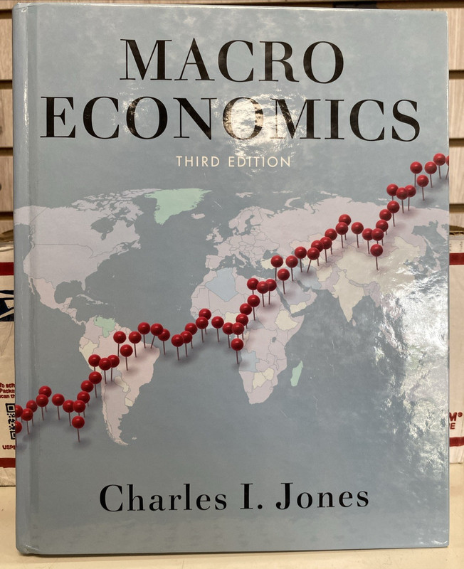 Macroeconomics Hardcover Book 3rd Edition Charles I. Jones