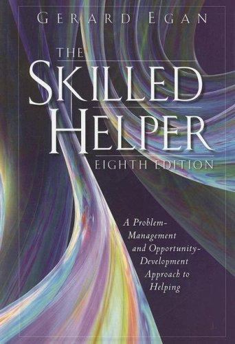 The Skilled Helper: A Problem Management and- Gerard Egan, 0495092037, hardcover