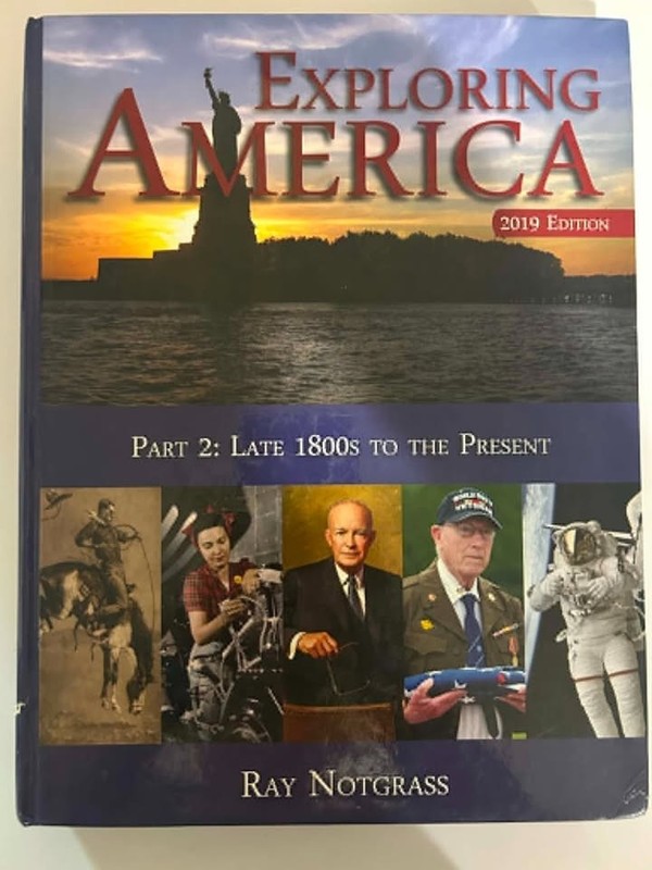 Notgrass Exploring America Part 2 2019 Edition: Student Review, Key, Quiz & Exam
