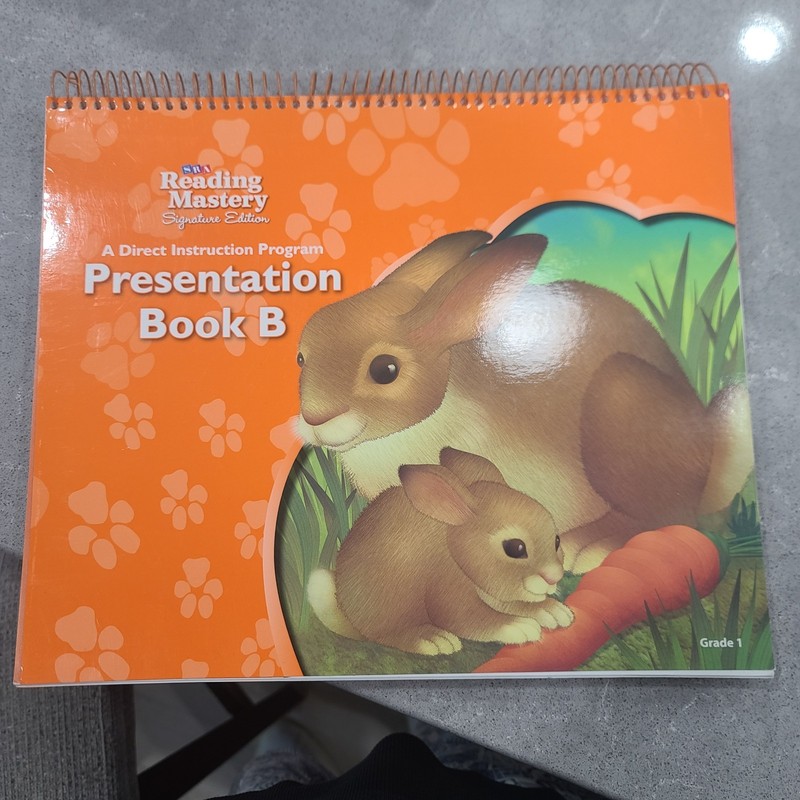 SRA READING MASTERY SIGNATURE EDITION PRESENTATION BOOK B By Siegfried Engelmann