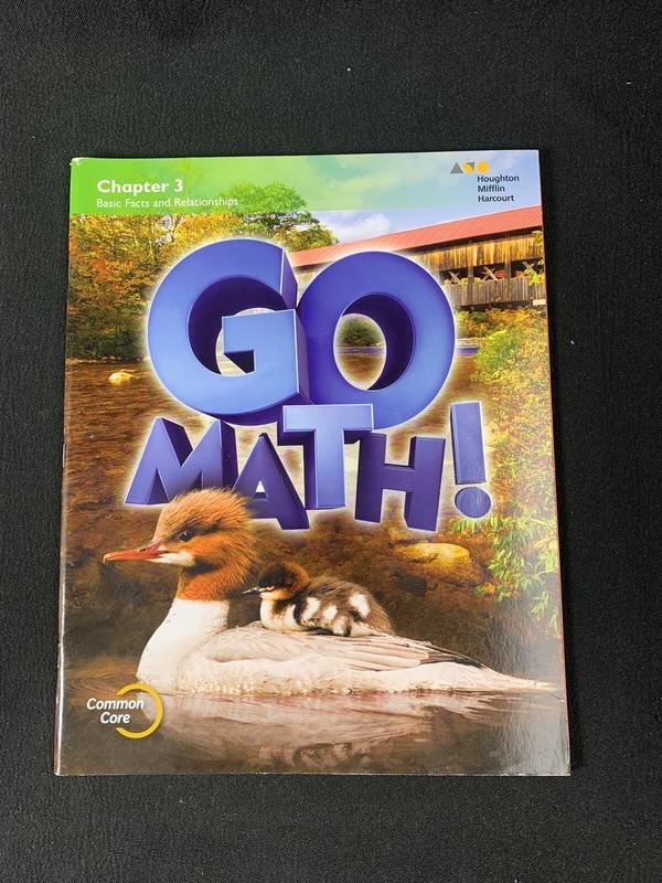 Go Math! Student Edition Second 2nd Grade 2 Chapter 3 Three Book