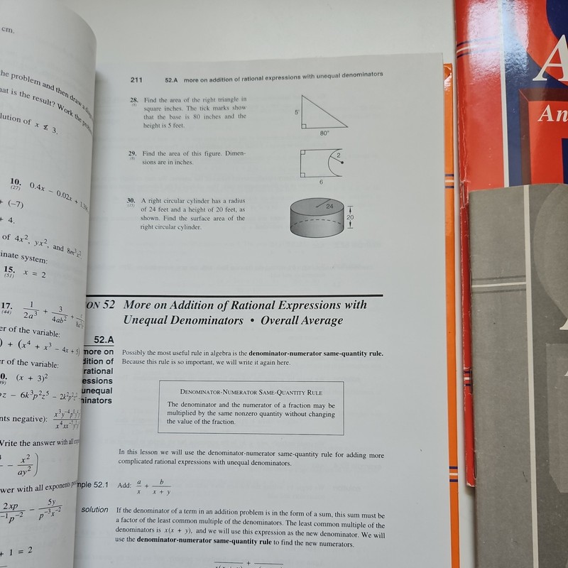 Saxon ALGEBRA 1 Set - Text, Homeschool packet, Test Forms - EXCELLENT CONDITION gallery