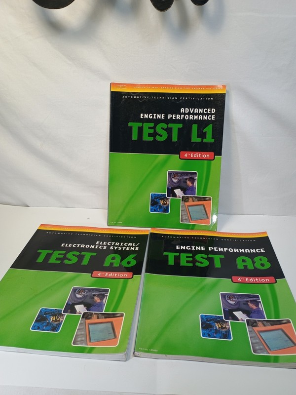 Thomson Delmar Learning Engine Performance Test A6 A8 L1 Study Guide 4th Ed Book