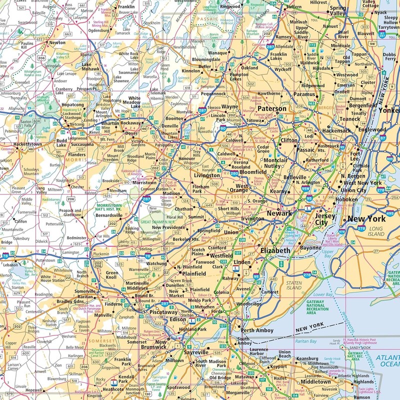 Rand McNally Rand McNally Easy to Read: New Jersey State Map (Map) gallery