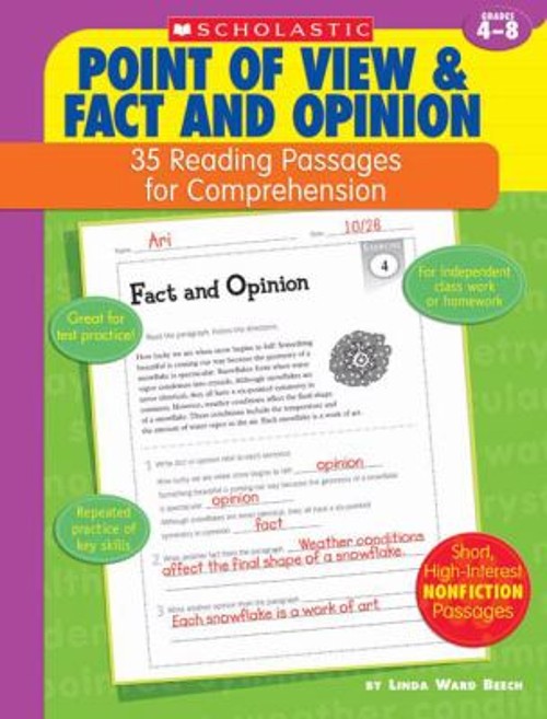 Point of View and Fact and Opinion : 35 Reading Passages for Comp