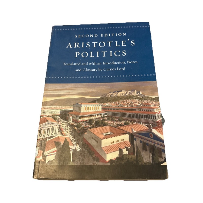 Aristotle’s Politics: Second Edition Carnes Lord PB/Some Penned Marks