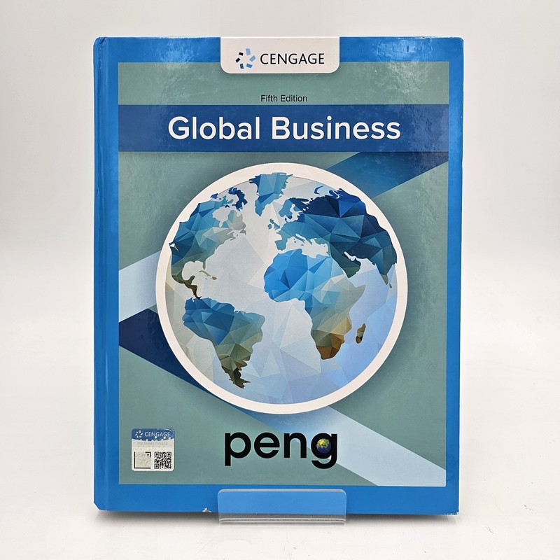 Global Business 5th Ed Mike Peng HC Cengage Textbook International Mgmt – GOOD