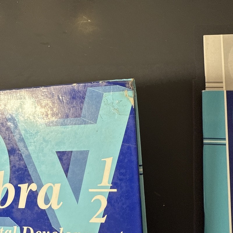 Saxon Algebra 1/2 SET (3rd Edition) Textbook (cover Wear)Answer Key & Test Form gallery