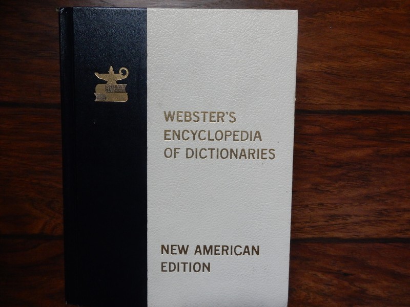 Webster’s Encyclopedia Of Dictionaries New American Edition Large Type 1978