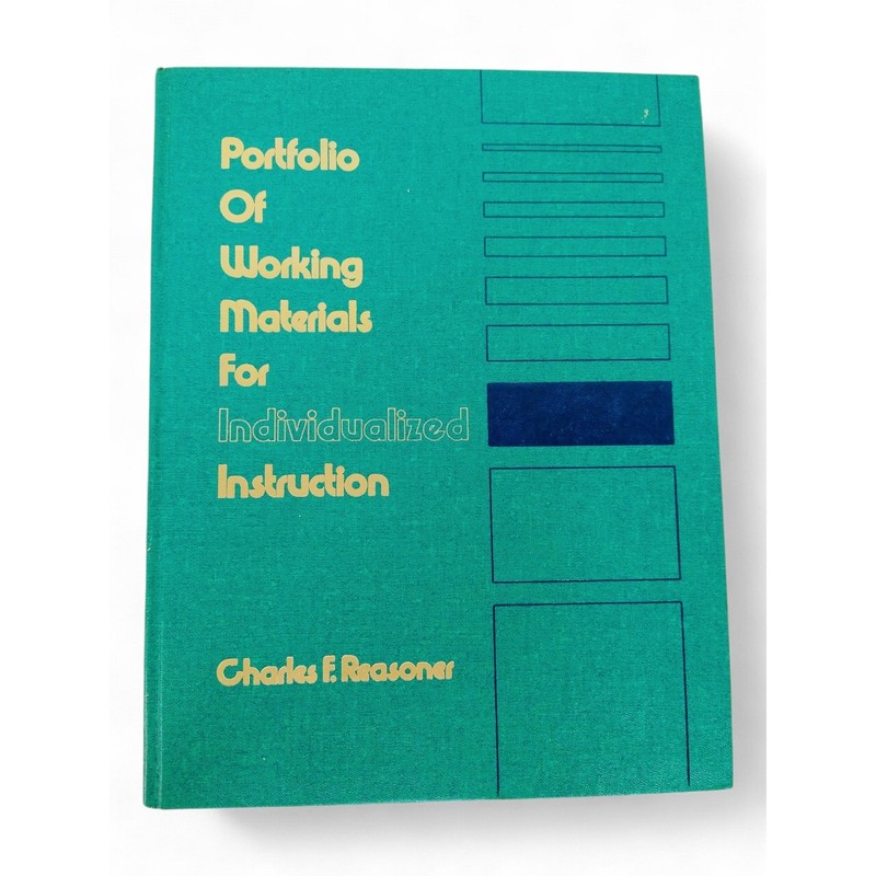 Portfolio of Working Materials Individualized Instruction HC Homeschool Book 70s