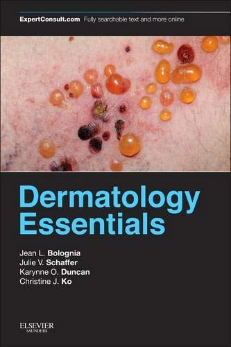 DERMATOLOGY ESSENTIALS By Bolognia Jean L. Md & Schaffer Julie Md Mint Condition