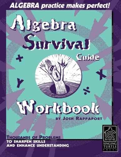 Algebra Survival Guide – Paperback, by Rappaport Jr. Josh – Very Good x