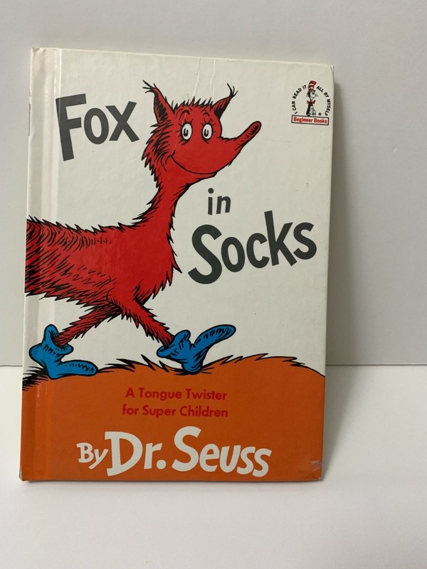Dr. Seuss Fox in Socks Hardcover Kids Fictional Book