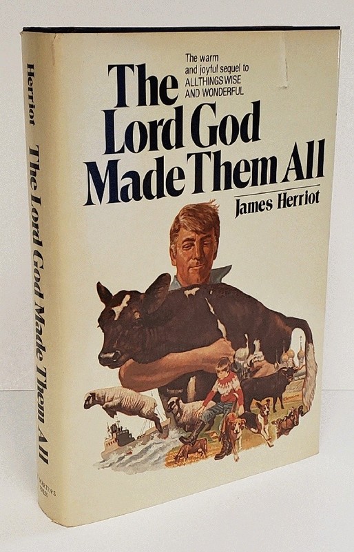 James Herriot First Edition 1st Printing LORD GOD MADE THEM ALL hb/dj