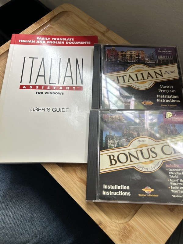 Transparent Language Learn Italian Now! Revolutionary Language Learning Course