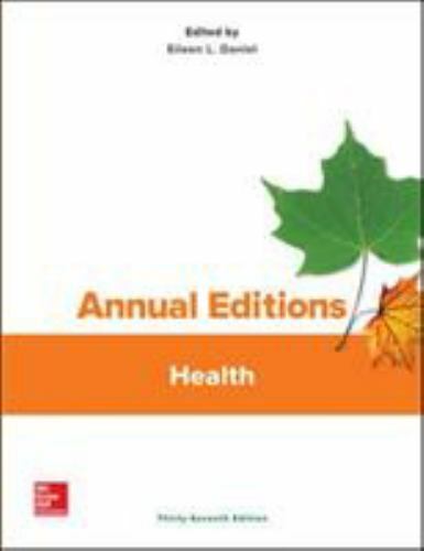 Annual Editions: Health, 37/e by Daniel, Eileen