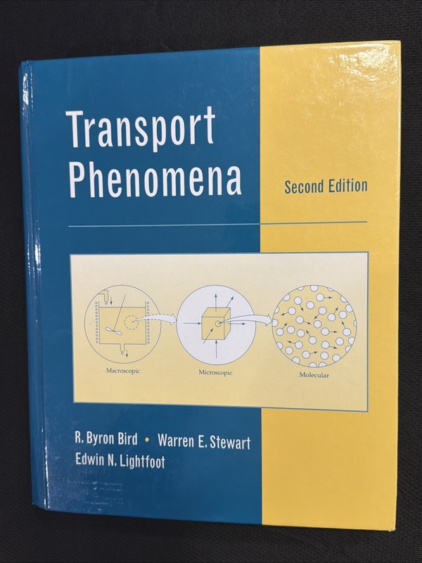 NEW TRANSPORT PHENOMENA, 2ND EDITION By R. Byron Bird & Warren E. Stewart
