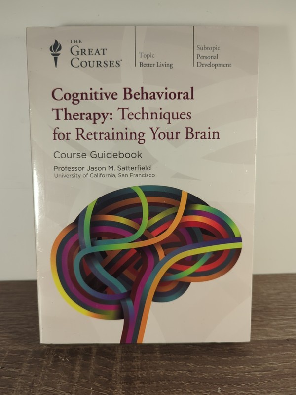 Cognitive Behavioral Therapy Retraining Brain Great Courses DVD & Coursebook