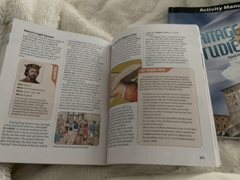 BJU Press Heritage Studies 6 (Third Edition) Set gallery