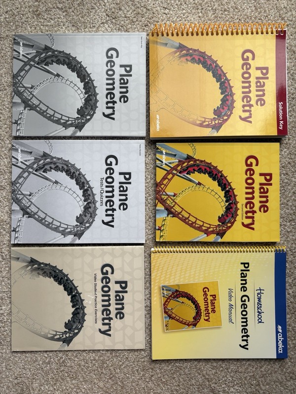Plane Geometry (Abeka) Brand New, Complete Student & Teacher Kit