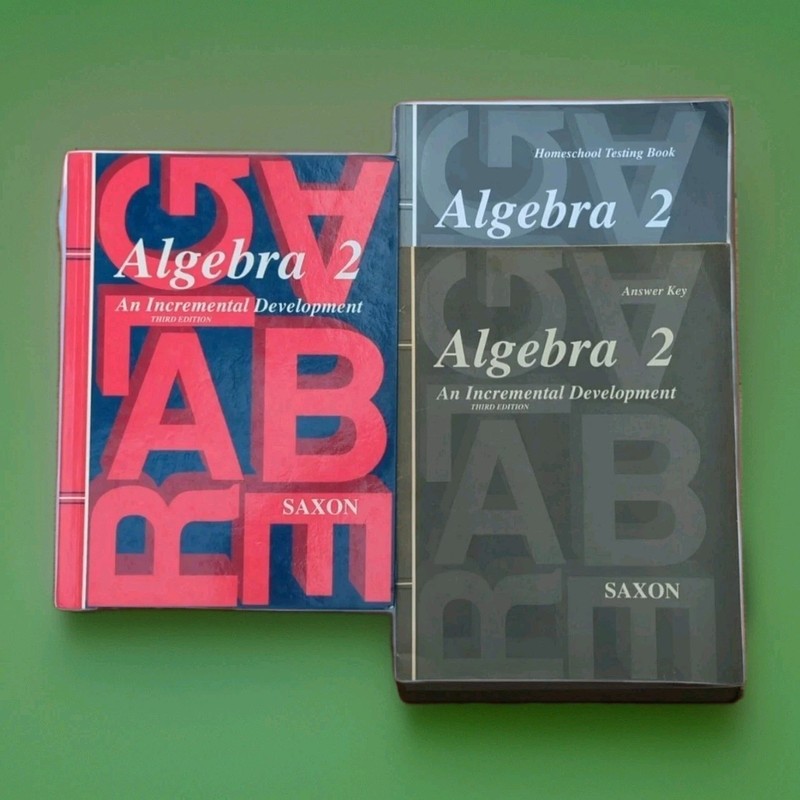 SAXON ALGEBRA 2 HOMESCHOOL KIT Text Tests & Answer Key (3rd Edition)